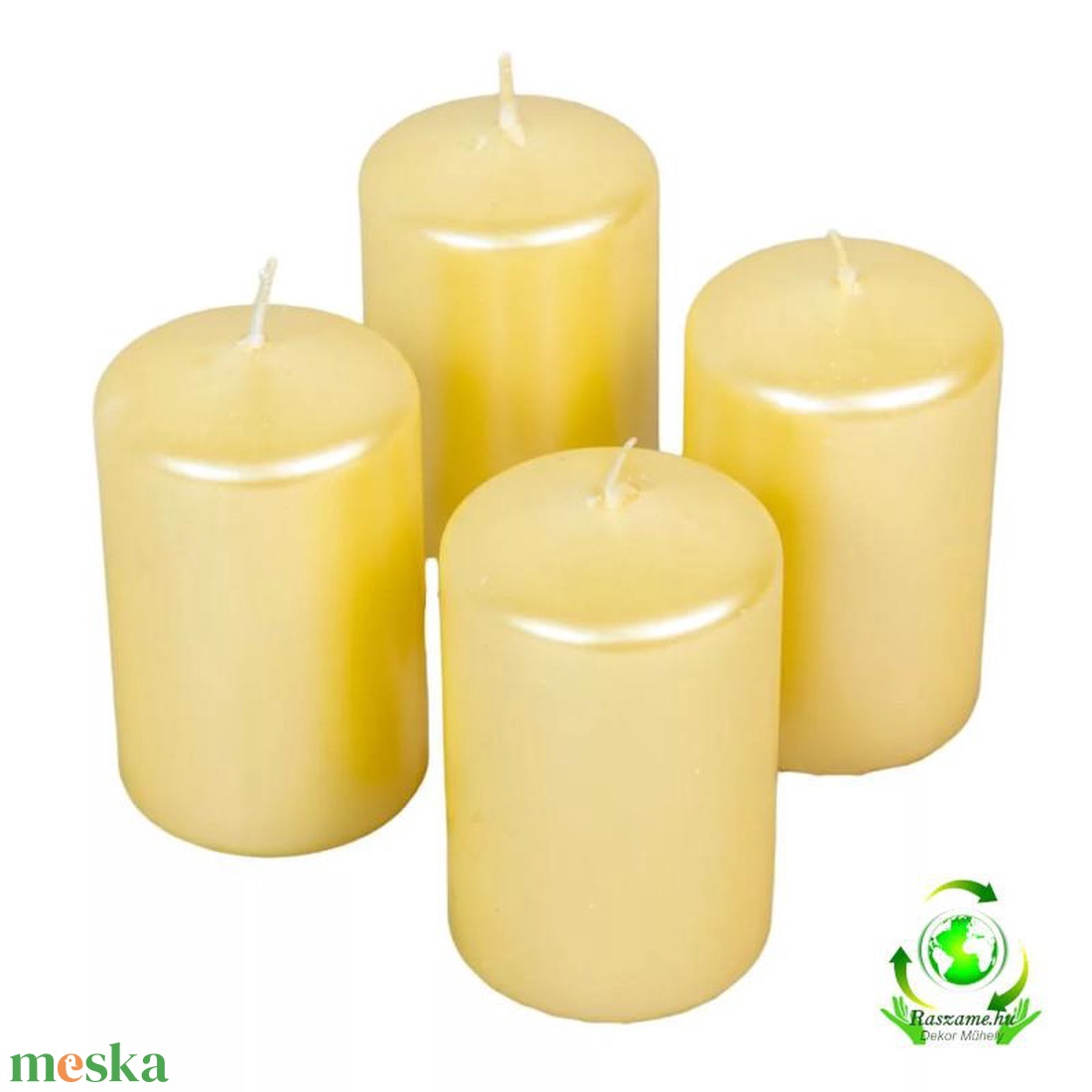 Metál henger gyertya szett 60x100mm - krém - kellékek & szerszámok - dekorációs kellékek - dekorációs gyertya - Meska.hu Metál henger gyertya szett 60x100mm - krém - kellékek & szerszámok - dekorációs kellékek - dekorációs gyertya - Meska.hu