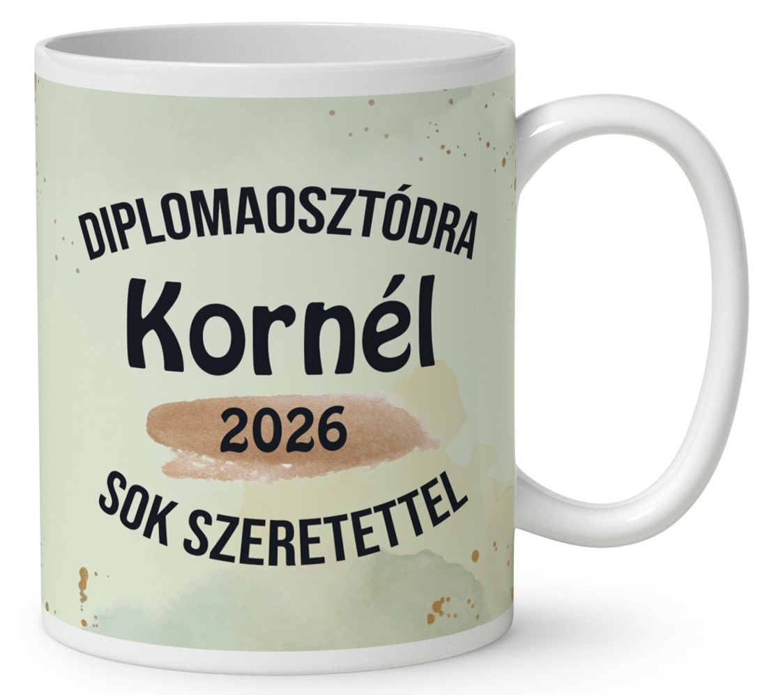 Névvel kérhető Elefánt - 2026 évi Ballagásra mintás bögre - otthon & életmód - konyhafelszerelés, tálalás - tálalás - bögre & csésze - Meska.hu