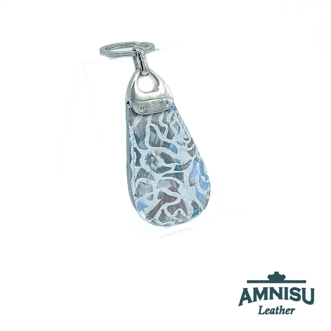 Színes rózsa mintás csepp alakú kristály köves kulcstartó H3017 - táska & tok - kulcstartó & táskadísz - kulcstartó - Meska.hu