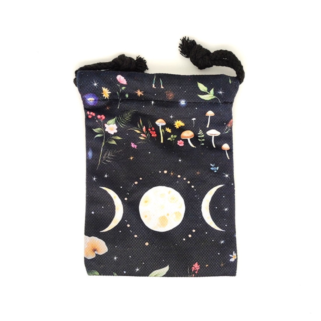 Kozmikus holdfázis mintás szütyő � textil ajándéktasak 13x18 cm - otthon & életmód - papír, írószer - ajándékozás kellékei - ajándékzsák, csomagolás - Meska.hu