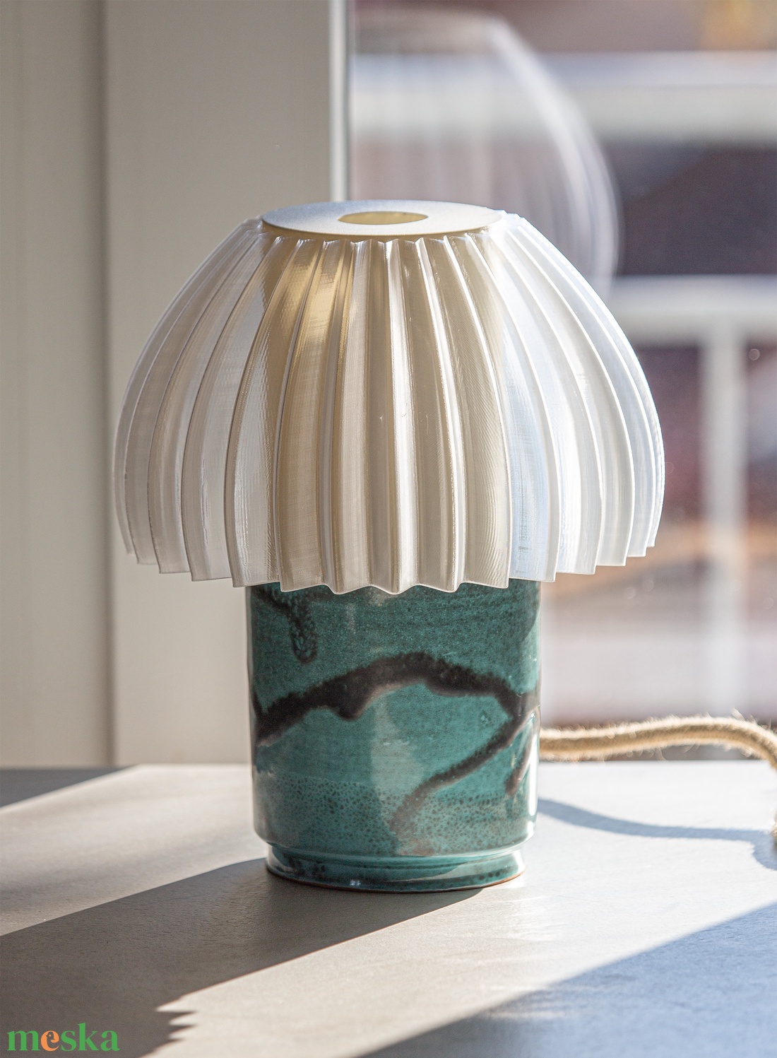 Nebula Glass asztali lámpa - otthon & életmód - lámpa - asztali lámpa - Meska.hu