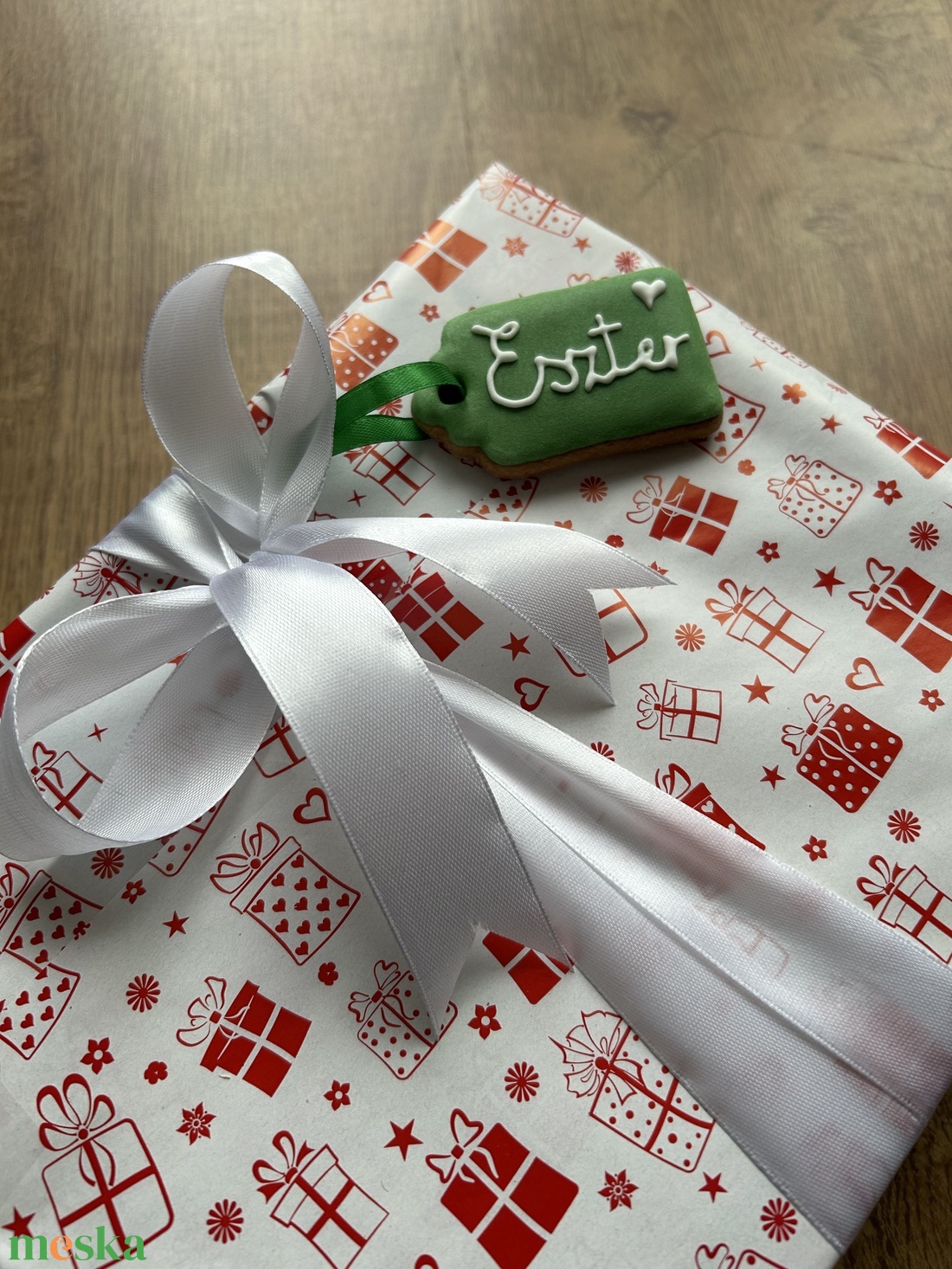 Ajándékkísérő mézeskalács - otthon & életmód - papír, írószer - ajándékozás kellékei - ajándékkísérő - Meska.hu