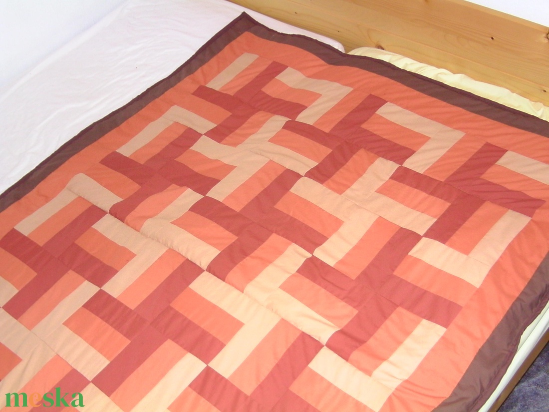 Ősz színei patchwork ágytakaró - - otthon & lakás - lakástextil - felnőtt takaró, pléd - Meska.hu Ősz színei patchwork ágytakaró - - otthon & lakás - lakástextil - felnőtt takaró, pléd - Meska.hu