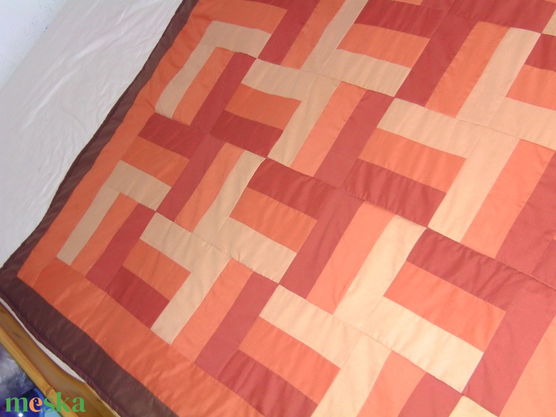 Ősz színei patchwork ágytakaró - - otthon & lakás - lakástextil - felnőtt takaró, pléd - Meska.hu Ősz színei patchwork ágytakaró - - otthon & lakás - lakástextil - felnőtt takaró, pléd - Meska.hu
