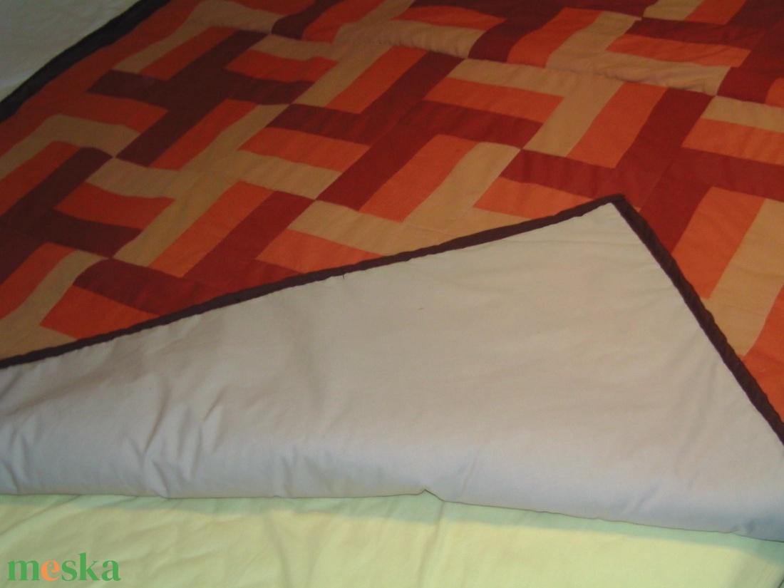 Ősz színei patchwork ágytakaró - - otthon & lakás - lakástextil - felnőtt takaró, pléd - Meska.hu Ősz színei patchwork ágytakaró - - otthon & lakás - lakástextil - felnőtt takaró, pléd - Meska.hu