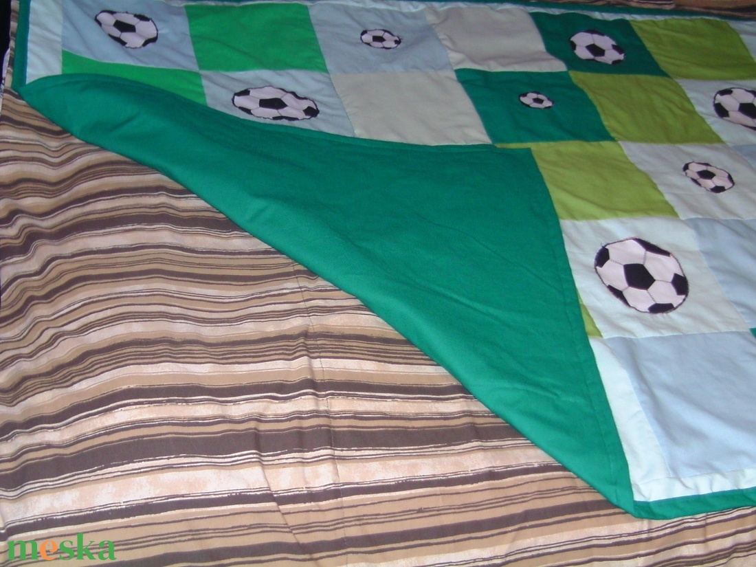 Focilabdás fiú patchwork ágytakaró - otthon & lakás - babaszoba, gyerekszoba - babatakaró, gyerek pléd - Meska.hu Focilabdás fiú patchwork ágytakaró - otthon & lakás - babaszoba, gyerekszoba - babatakaró, gyerek pléd - Meska.hu