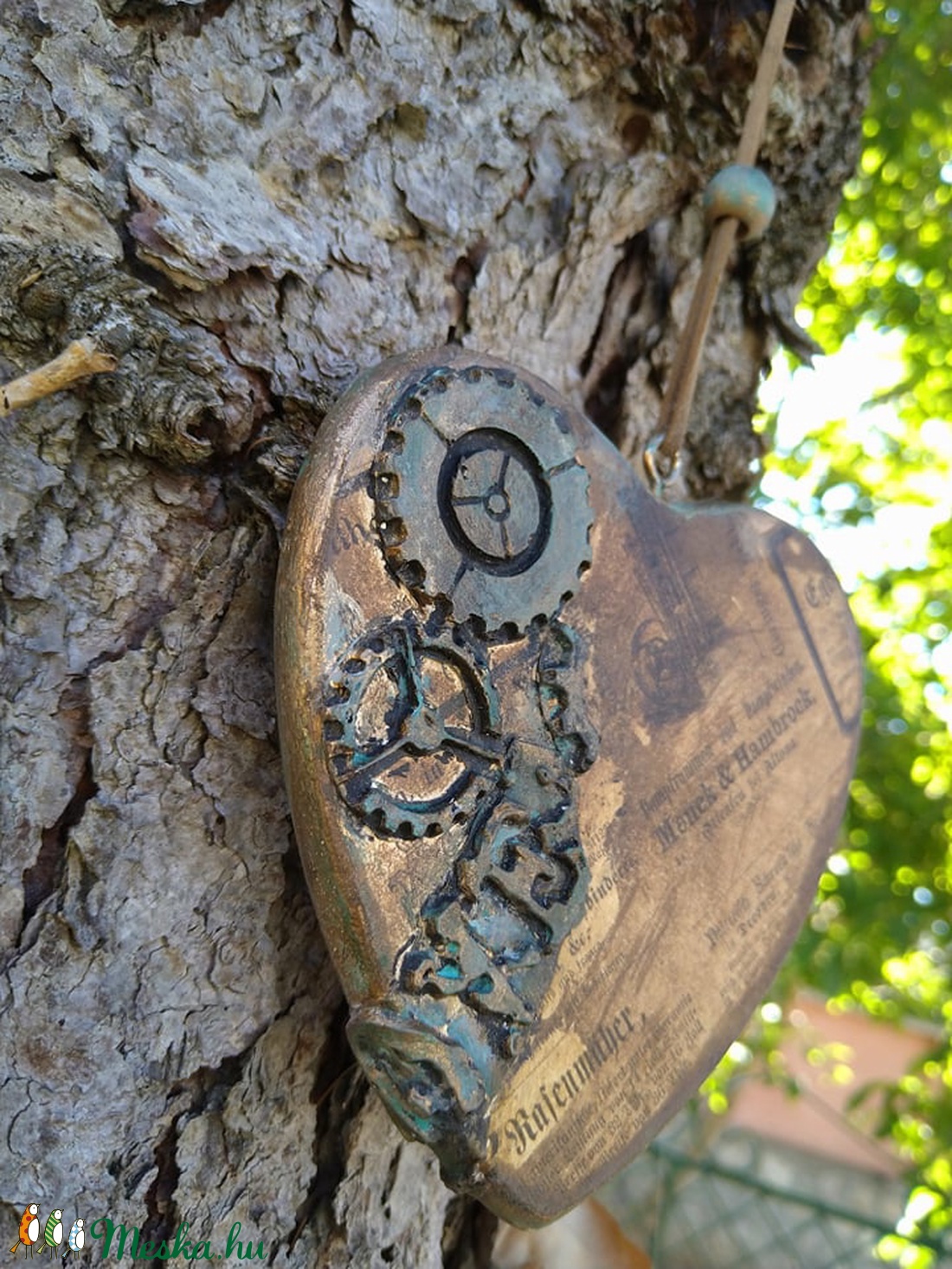 Steampunk függő szív - Valentin napra is - otthon & életmód - dekoráció - Meska.hu Steampunk függő szív - Valentin napra is - otthon & életmód - dekoráció - Meska.hu