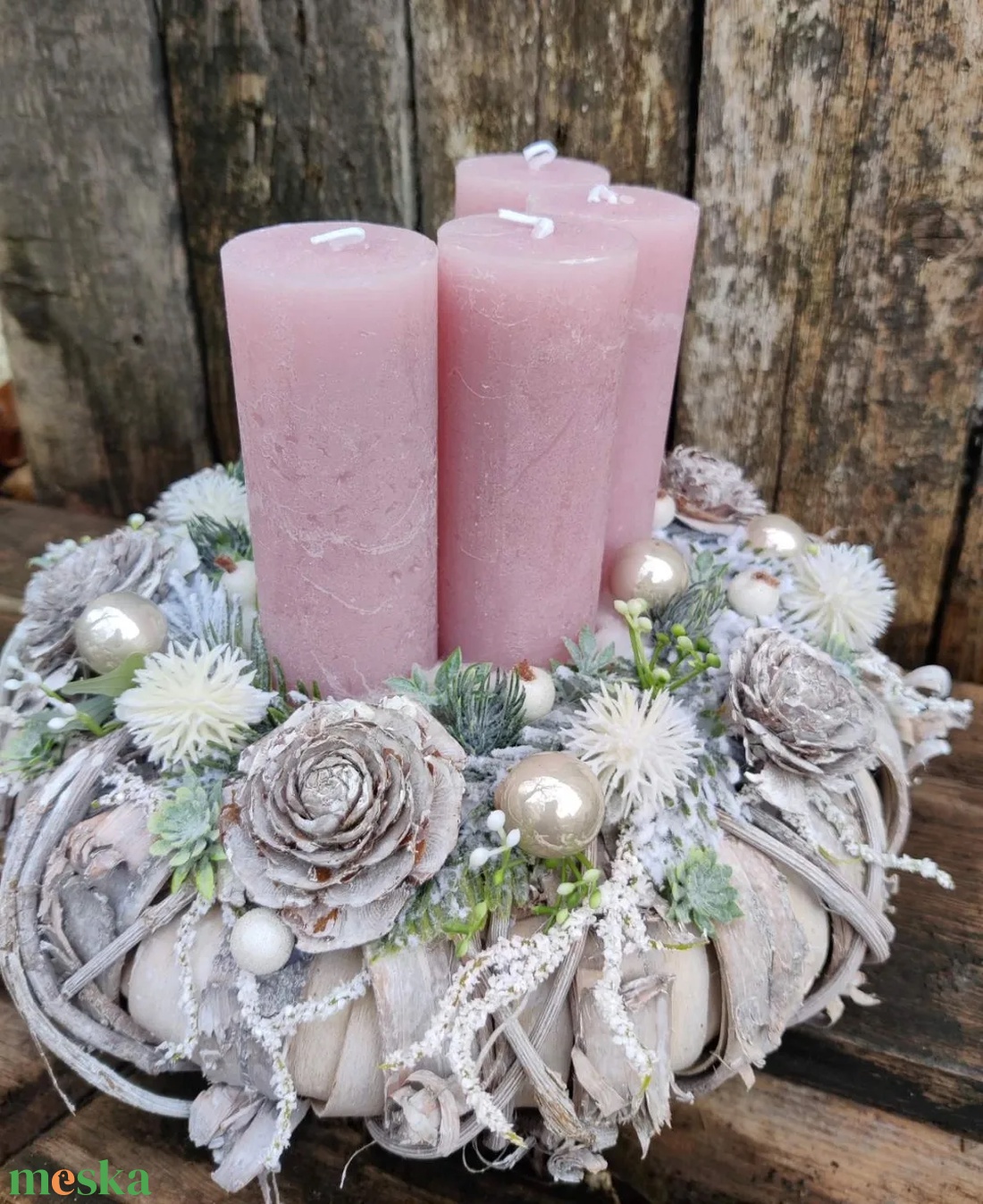 Hóemberkés adventi koszorú - karácsony - adventi díszek - adventi koszorú - Meska.hu Hóemberkés adventi koszorú - karácsony - adventi díszek - adventi koszorú - Meska.hu