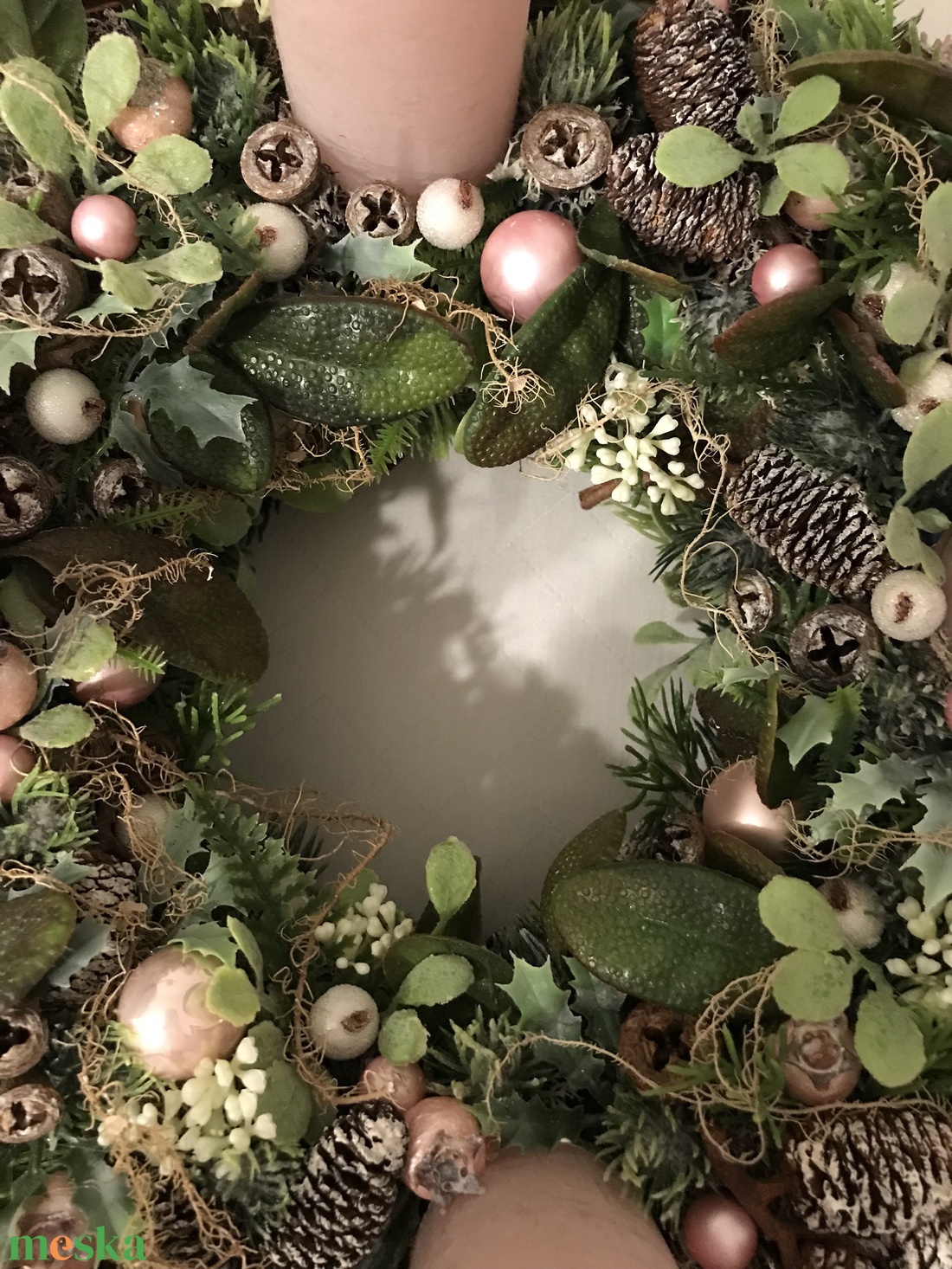 Adventi koszorú - karácsony - adventi díszek - adventi koszorú - Meska.hu