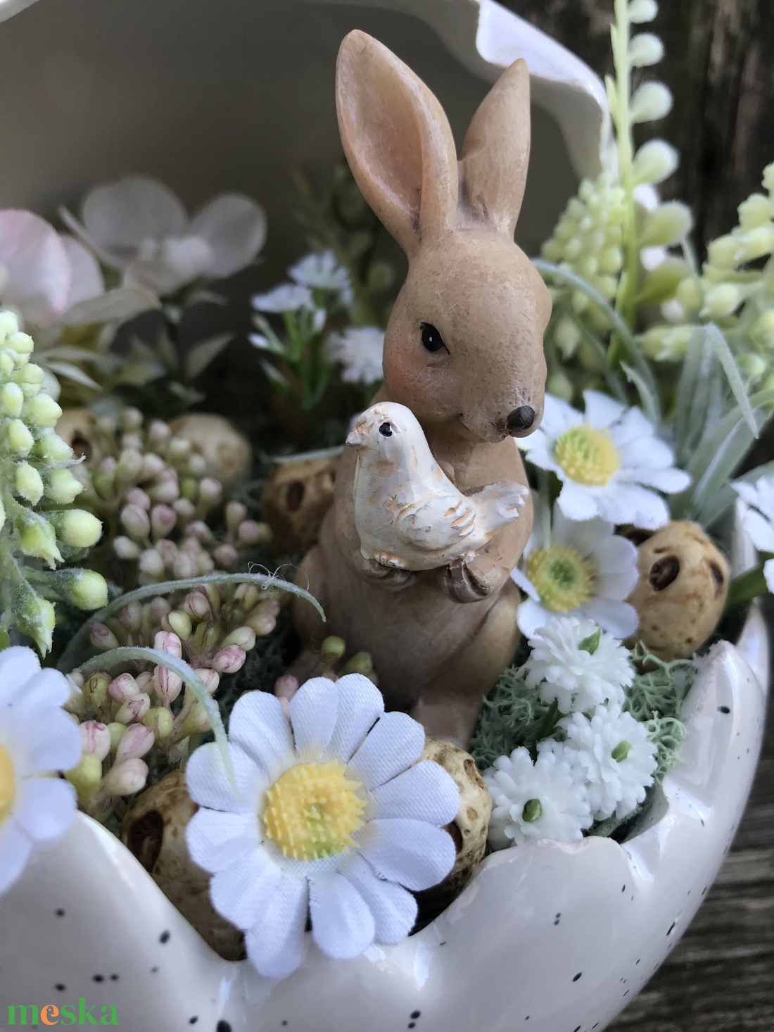 Húsvéti asztali dekoráció - otthon & életmód - dekoráció - asztal és polc dekoráció - asztaldísz - Meska.hu