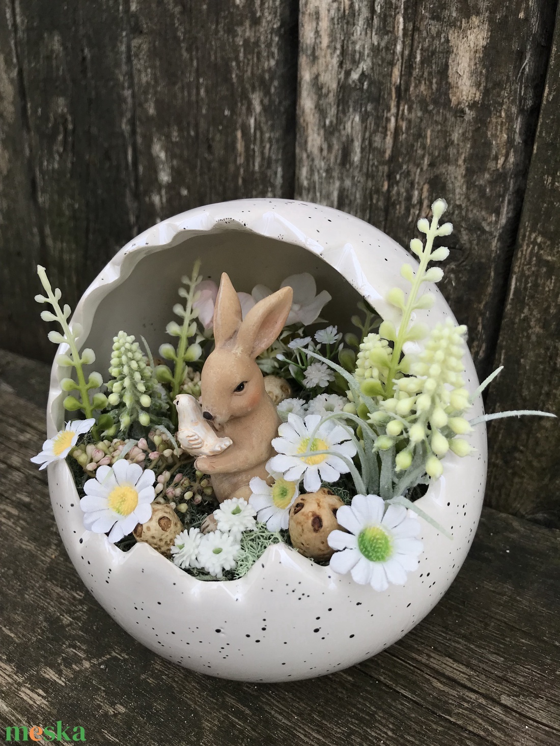 Húsvéti asztali dekoráció - otthon & életmód - dekoráció - asztal és polc dekoráció - asztaldísz - Meska.hu