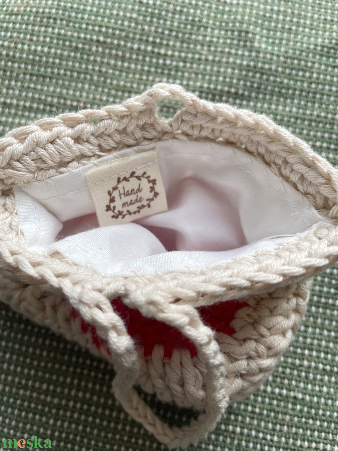 Horgolt szütyő :) - táska & tok - pénztárca & más tok - dohánytasak & szütyő - Meska.hu