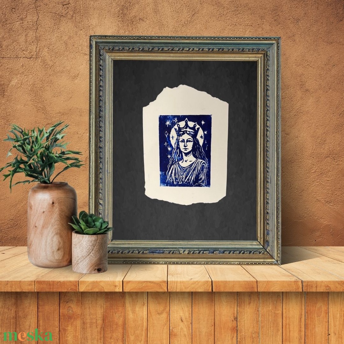 Holdkirálynő linónyomat - művészet - grafika & illusztráció - művészi nyomat - Meska.hu Holdkirálynő linónyomat - művészet - grafika & illusztráció - művészi nyomat - Meska.hu