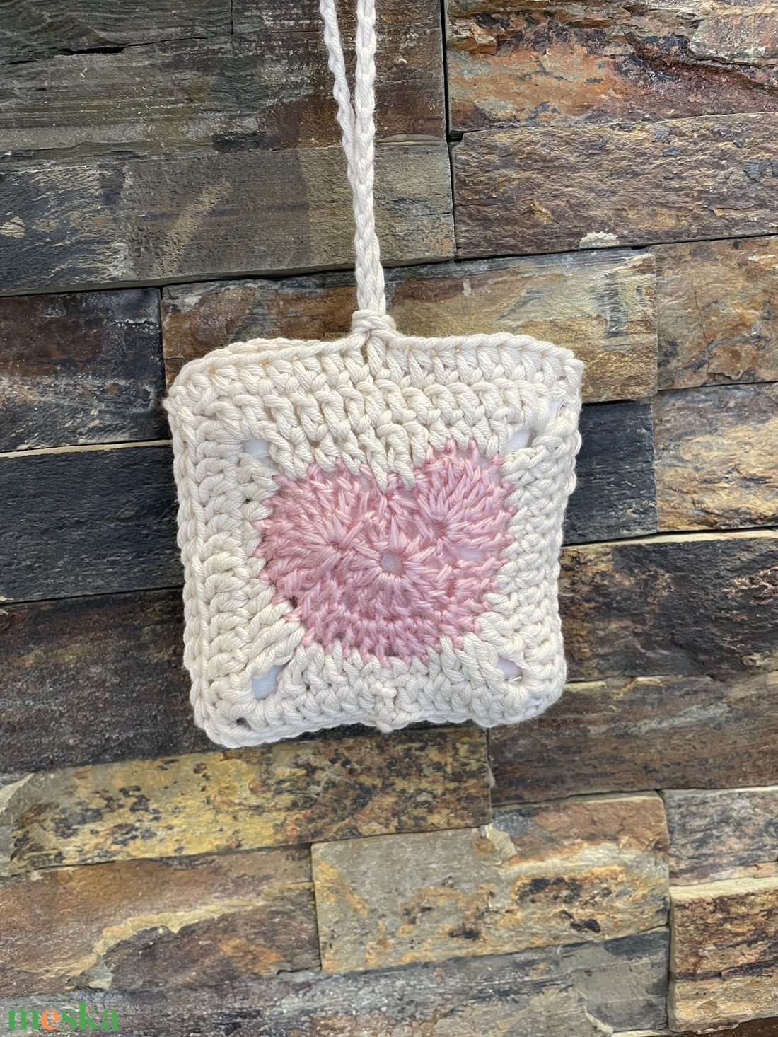 Horgolt szütyő :) - táska & tok - pénztárca & más tok - dohánytasak & szütyő - Meska.hu