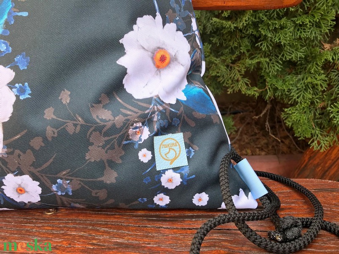 Vadrózsa Virágos Gym Bag Hátizsák Vízálló - táska & tok - hátizsák - tornazsák, gymbag - Meska.hu Vadrózsa Virágos Gym Bag Hátizsák Vízálló - táska & tok - hátizsák - tornazsák, gymbag - Meska.hu