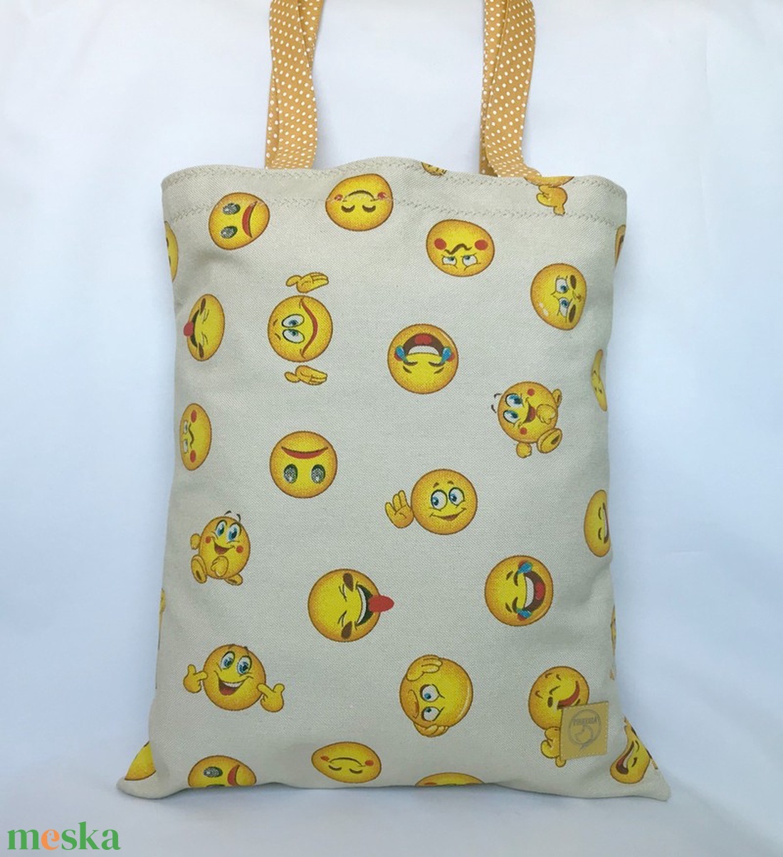 Smile Emoji Szatyor - táska & tok - bevásárlás & shopper táska - shopper, textiltáska, szatyor - Meska.hu Smile Emoji Szatyor - táska & tok - bevásárlás & shopper táska - shopper, textiltáska, szatyor - Meska.hu