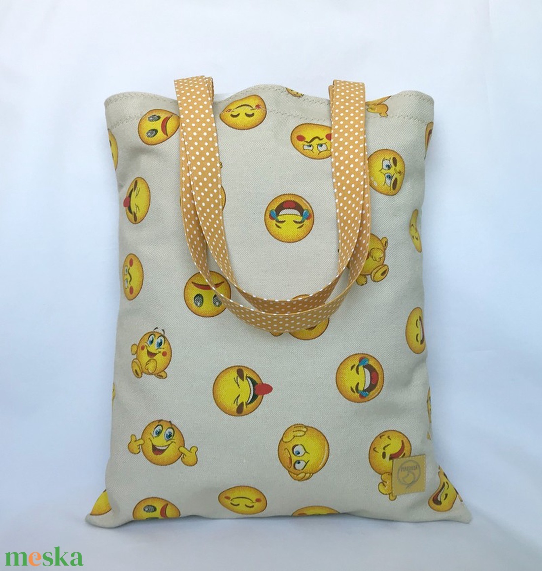 Smile Emoji Szatyor - táska & tok - bevásárlás & shopper táska - shopper, textiltáska, szatyor - Meska.hu Smile Emoji Szatyor - táska & tok - bevásárlás & shopper táska - shopper, textiltáska, szatyor - Meska.hu