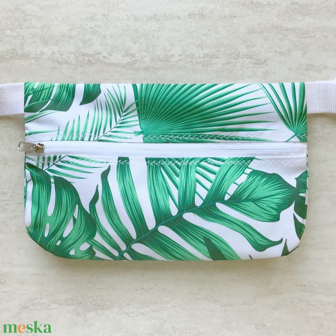 Pálmaleveles Vízálló Övtáska - táska & tok - övtáska - Meska.hu
