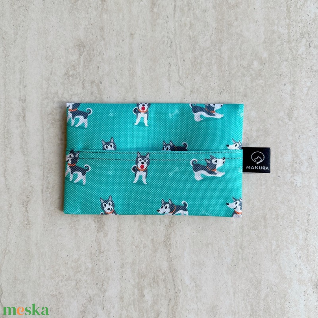 Husky Mintás Papírzsebkendő Tartó  - táska & tok - pénztárca & más tok - zsebkendőtartó tok - Meska.hu