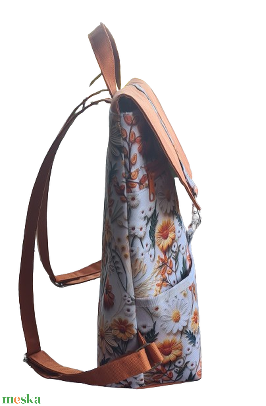 Mintás gyöngyvászon hátizsák - táska & tok - hátizsák - hátizsák - Meska.hu