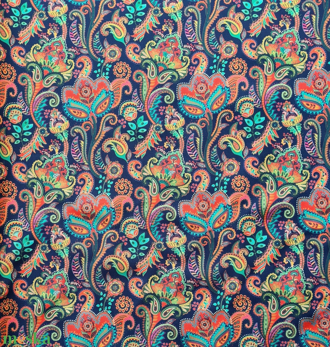 Zöld piros paisley - vízhatlan gyöngyvászon - kellékek & szerszámok - méteráru - vászon - gyöngyvászon - Meska.hu Zöld piros paisley - vízhatlan gyöngyvászon - kellékek & szerszámok - méteráru - vászon - gyöngyvászon - Meska.hu