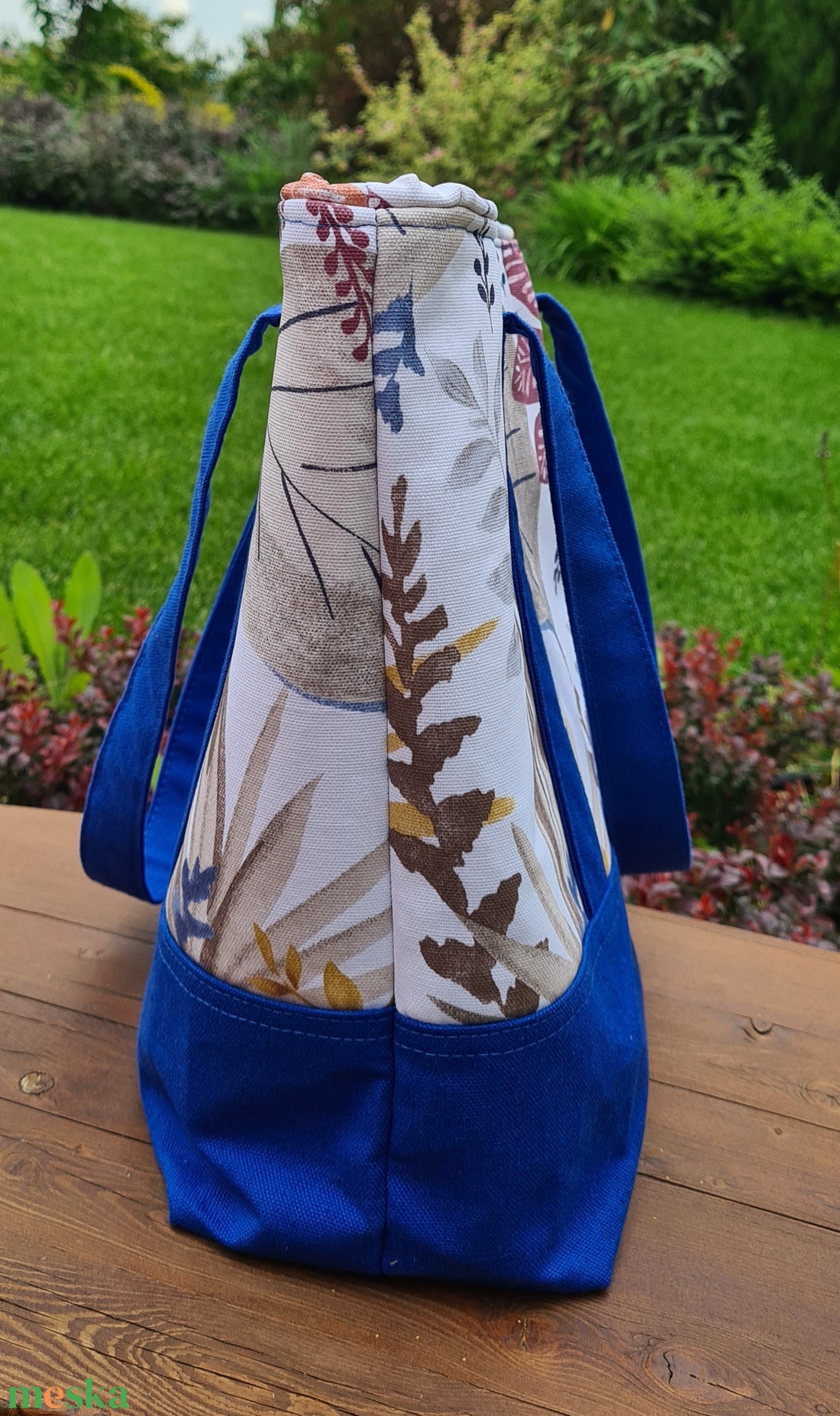 Nyári vászontáska - táska & tok - bevásárlás & shopper táska - shopper, textiltáska, szatyor - Meska.hu