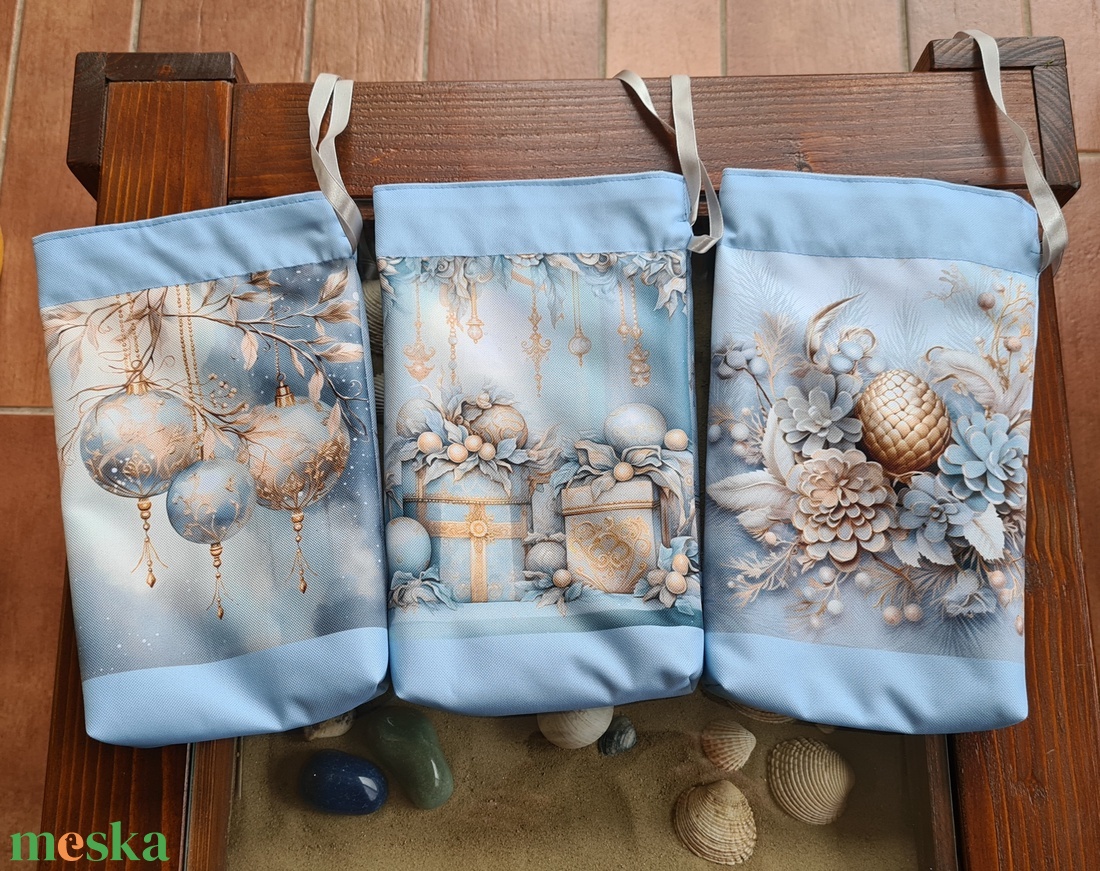 Karácsonyi textil ajándéktasak - otthon & életmód - papír, írószer - ajándékozás kellékei - ajándékzsák, csomagolás - Meska.hu Karácsonyi textil ajándéktasak - otthon & életmód - papír, írószer - ajándékozás kellékei - ajándékzsák, csomagolás - Meska.hu