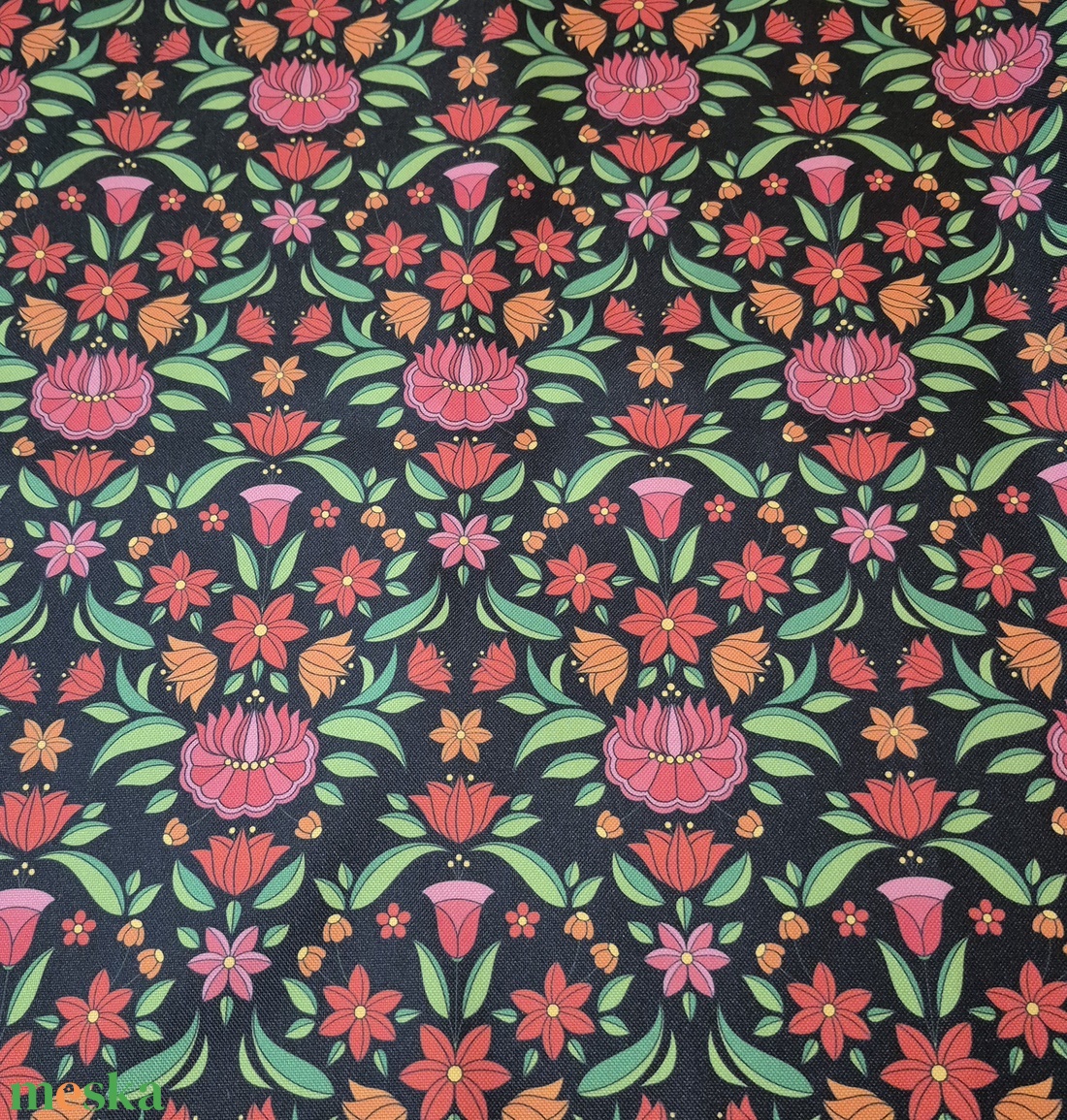 Népi mintás 2. - vízhatlan gyöngyvászon - kellékek & szerszámok - méteráru - vászon - gyöngyvászon - Meska.hu