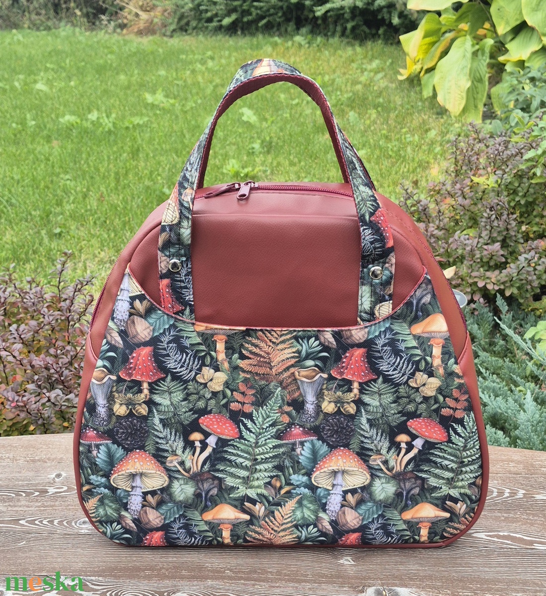 Ovális kézitáska - táska & tok - kézitáska & válltáska - válltáska - Meska.hu