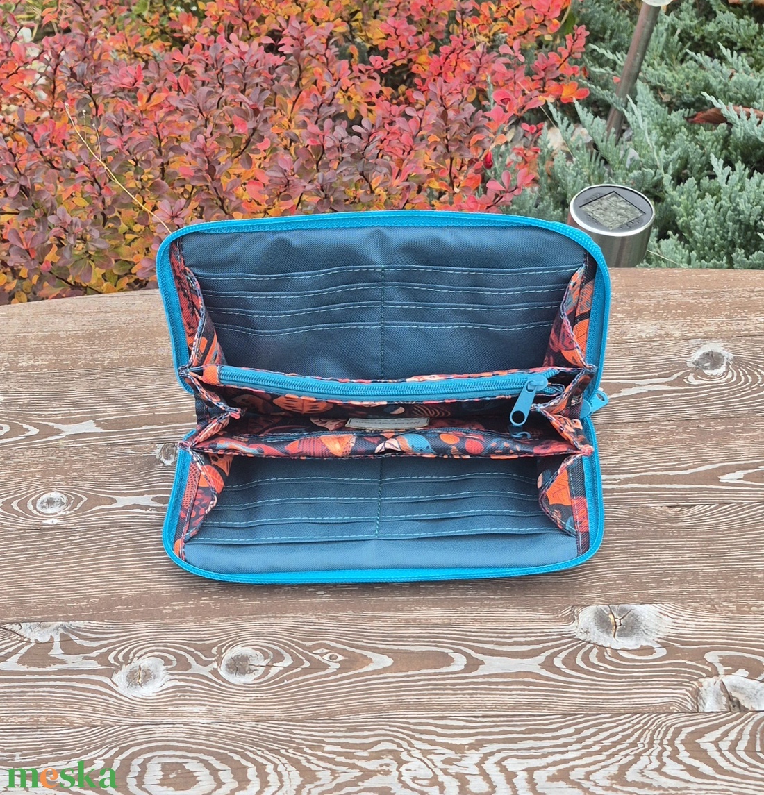 Őszi levelek - nagyméretű cipzáros pénztárca - táska & tok - pénztárca & más tok - pénztárca - női pénztárca - Meska.hu Őszi levelek - nagyméretű cipzáros pénztárca - táska & tok - pénztárca & más tok - pénztárca - női pénztárca - Meska.hu