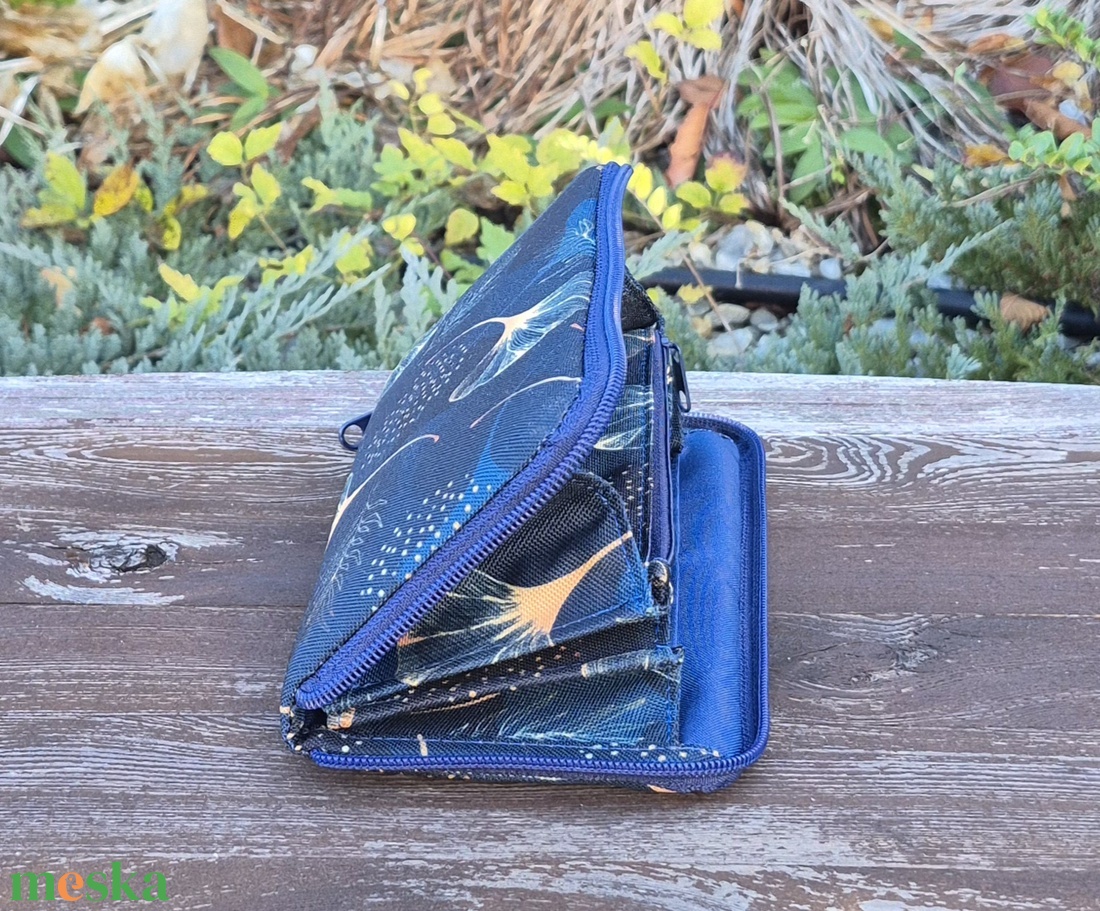 Gingko biloba -  nagyméretű cipzáros pénztárca - táska & tok - pénztárca & más tok - pénztárca - női pénztárca - Meska.hu