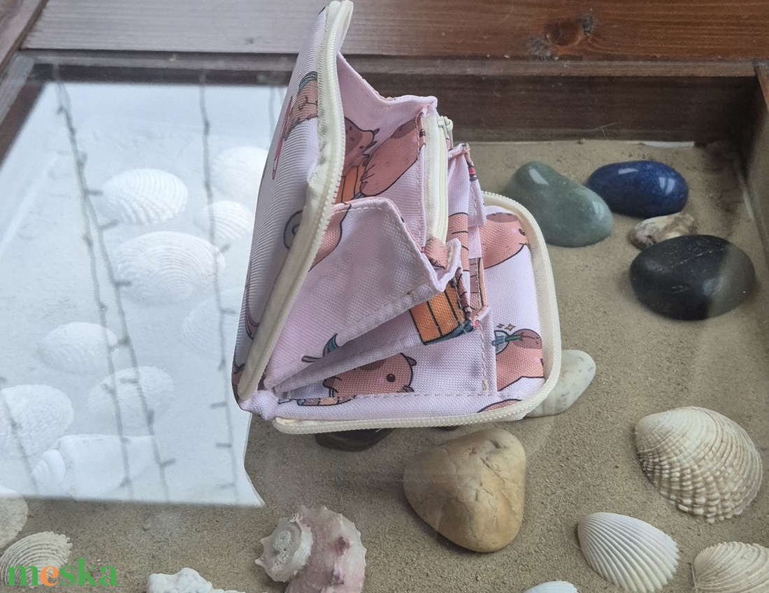 Capibarás pénztárca gyerekeknek - táska & tok - pénztárca & más tok - pénztárca - gyerek pénztárca - Meska.hu