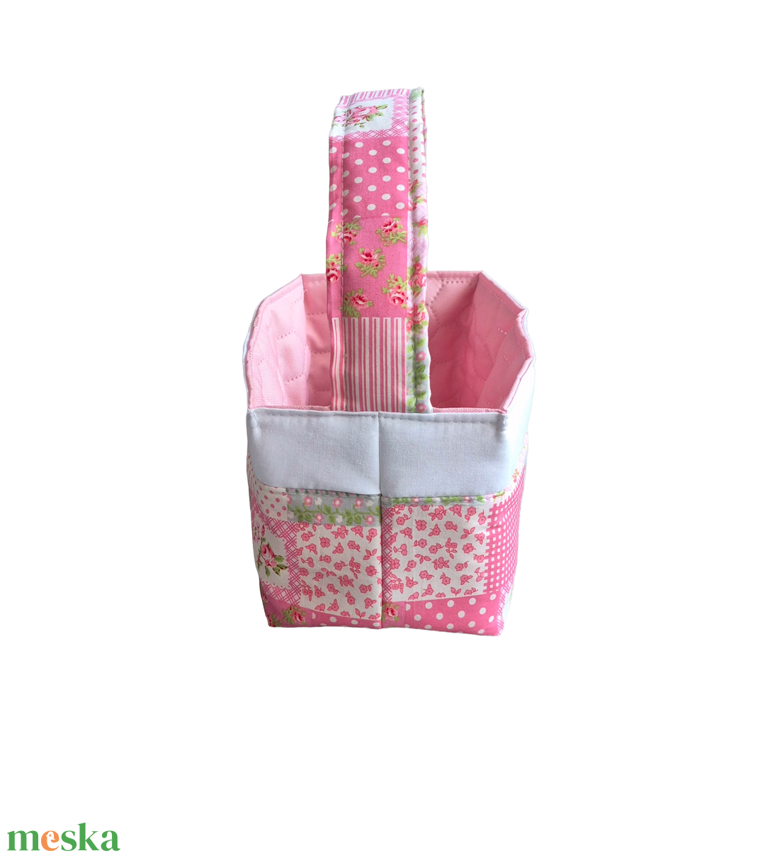 Egyedi, neves textil kosár lányoknak - otthon & életmód - tárolás & rendszerezés - tárolókosár - Meska.hu