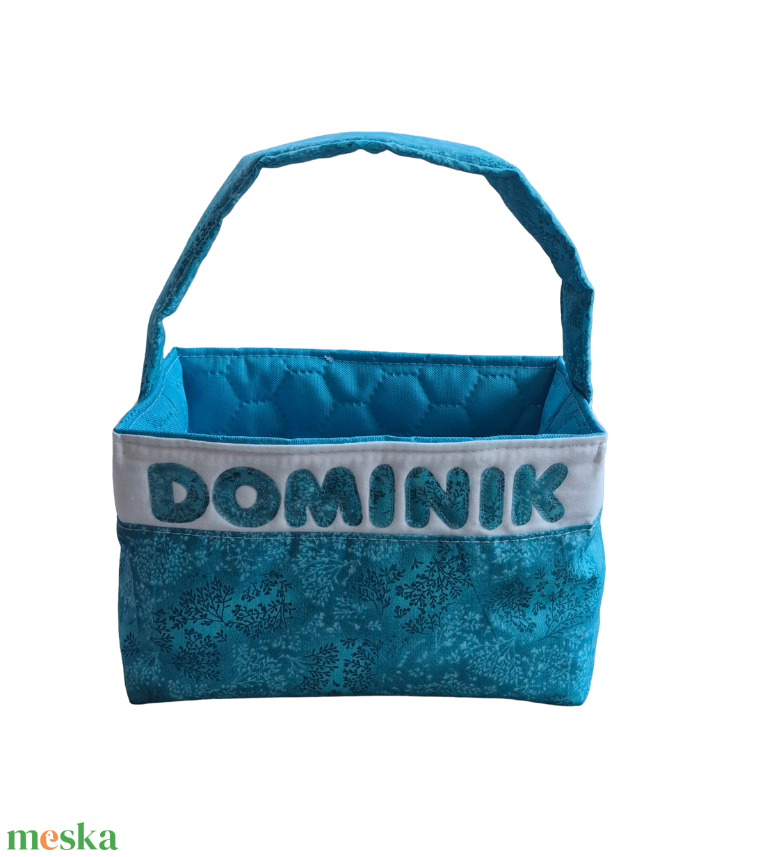 Egyedi, neves textil kosár fiúknak - otthon & életmód - tárolás & rendszerezés - tárolókosár - Meska.hu