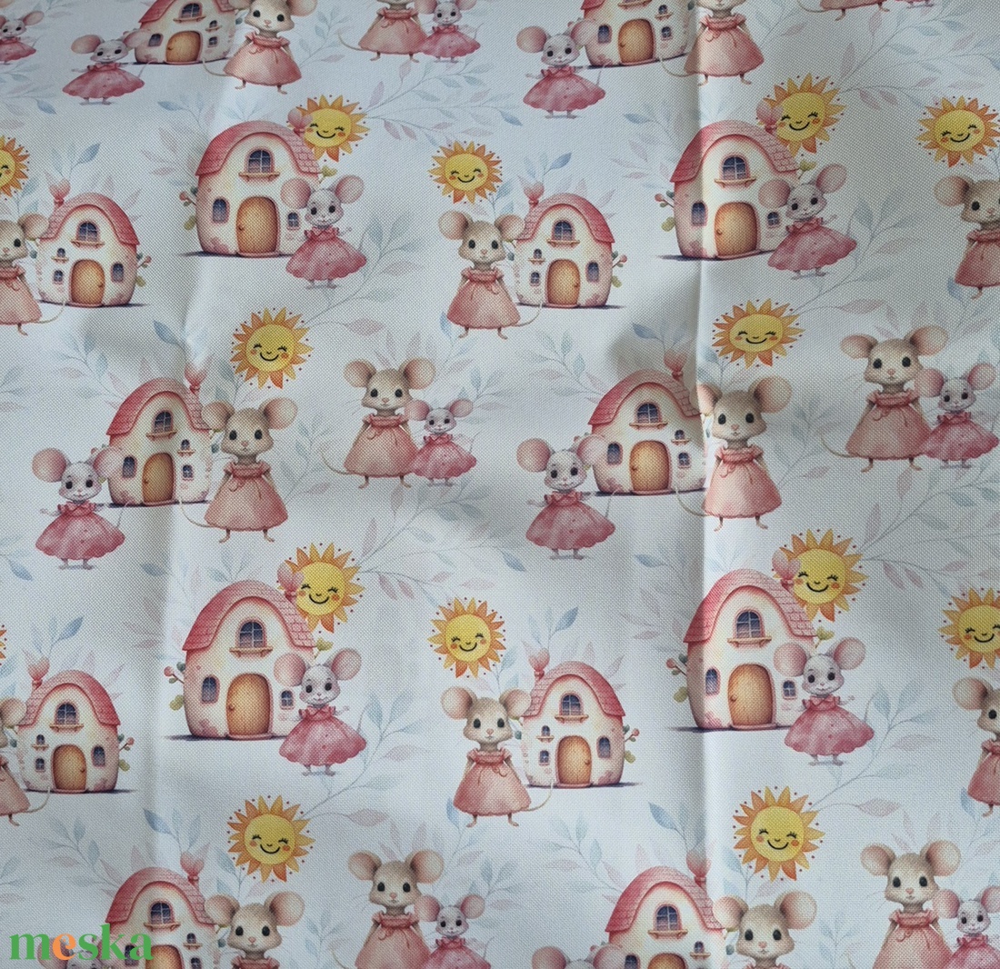 Egérlányka  - vízhatlan gyöngyvászon - kellékek & szerszámok - méteráru - vászon - gyöngyvászon - Meska.hu