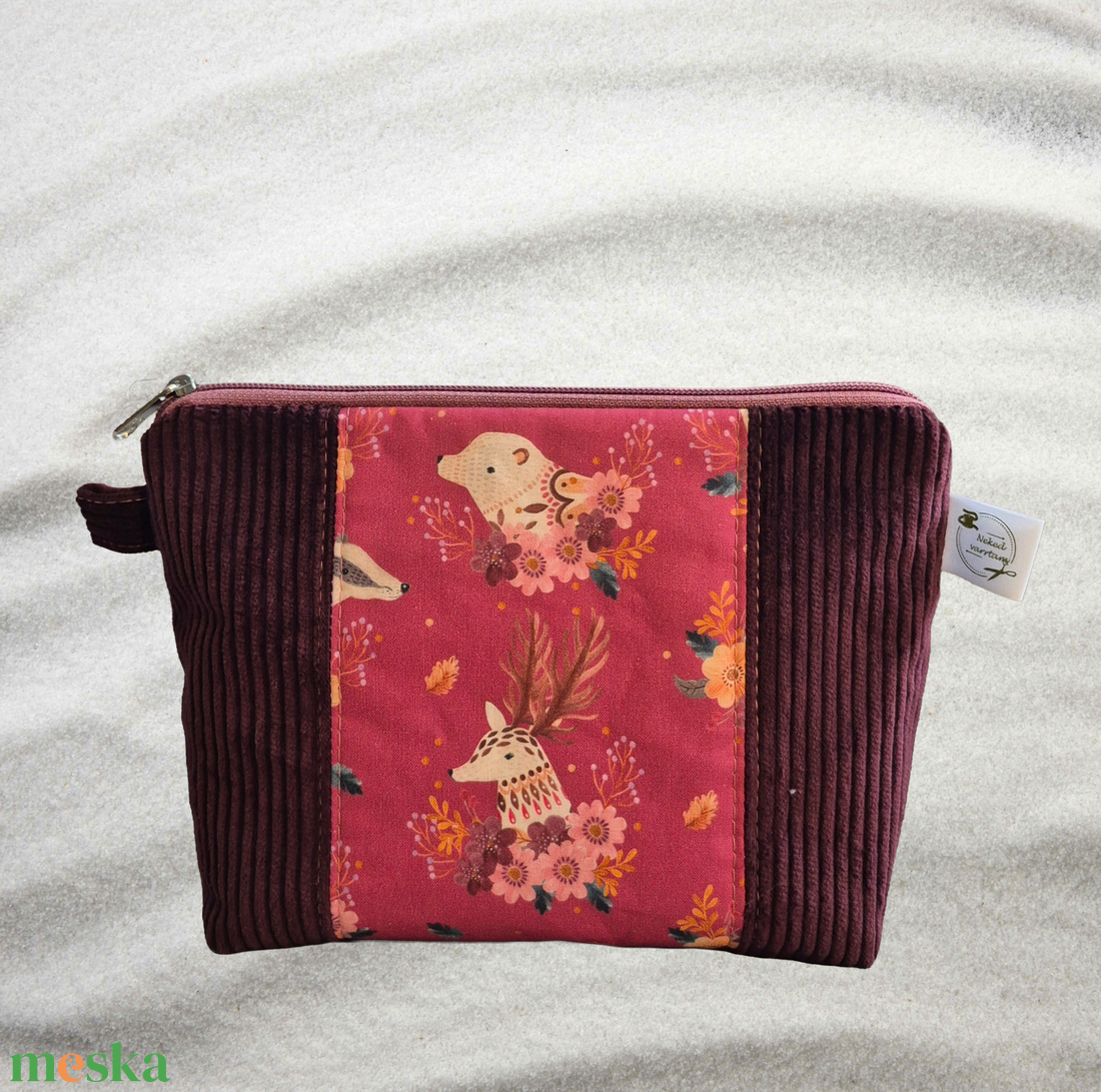 Juharfa neszeszer kollekció - erdei állatok - táska & tok - neszesszer - Meska.hu