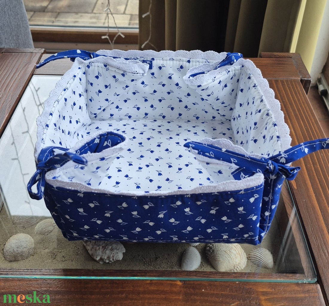 Pékáru tartó kínáló kosárka - otthon & életmód - tárolás & rendszerezés - tárolókosár - Meska.hu