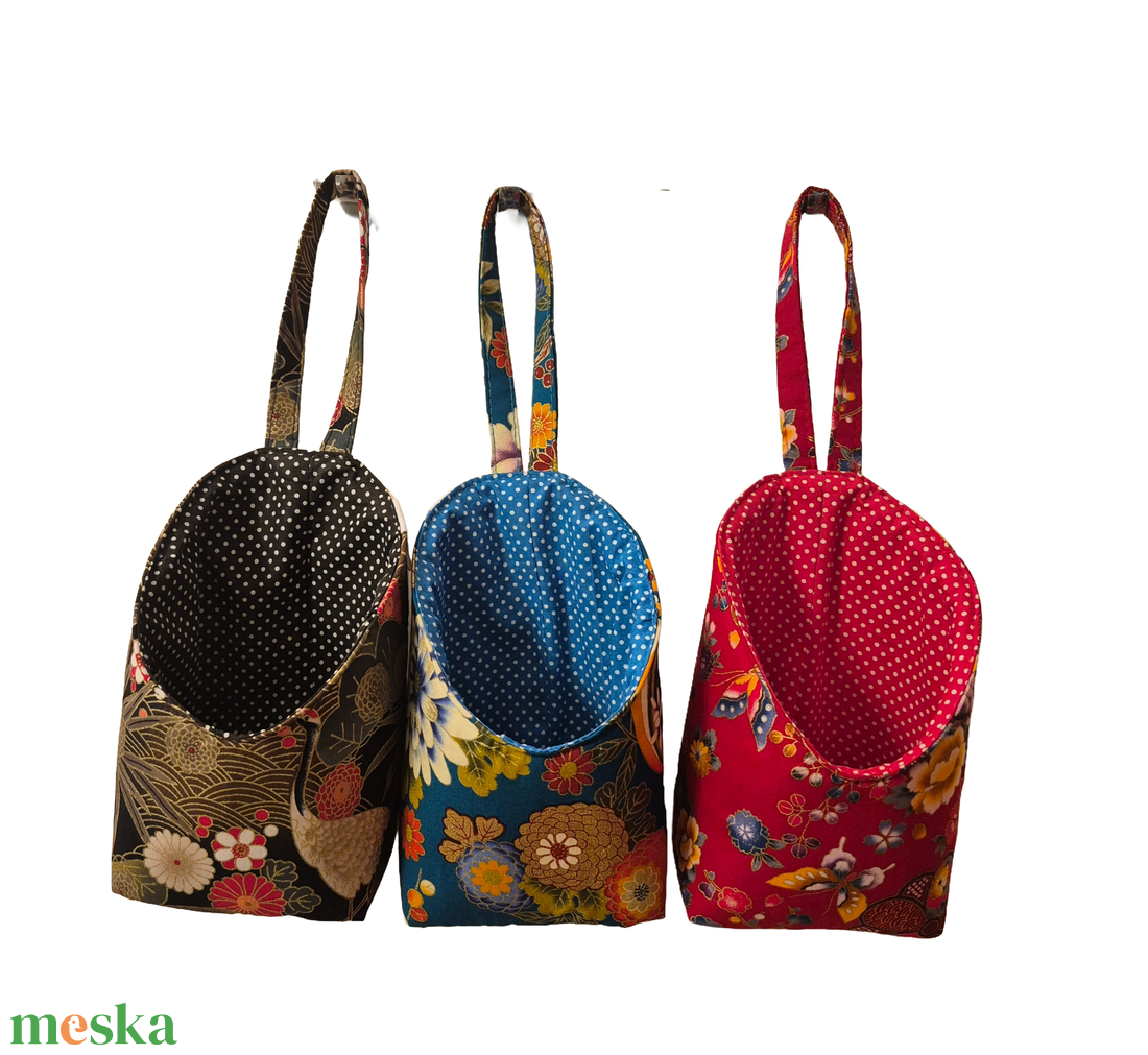 OrientArt akasztós tárolókollekció  - otthon & életmód - tárolás & rendszerezés - tárolókosár - Meska.hu