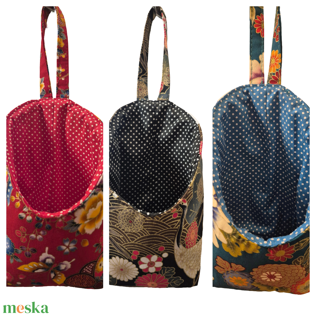 OrientArt akasztós tárolókollekció  - otthon & életmód - tárolás & rendszerezés - tárolókosár - Meska.hu