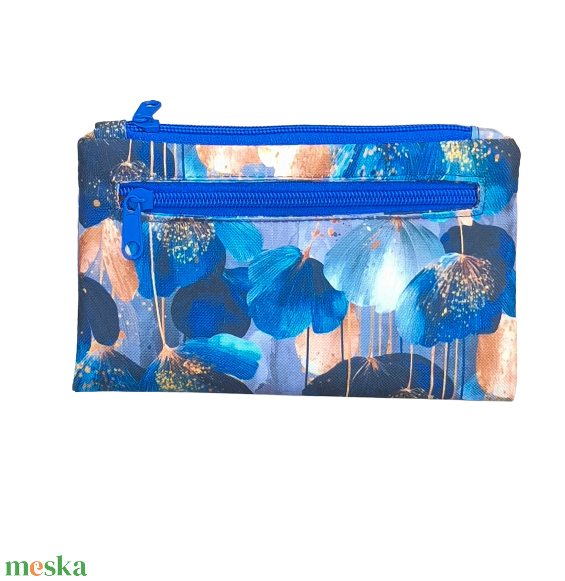 Kék pipacsok pénztárca - táska & tok - pénztárca & más tok - pénztárca - női pénztárca - Meska.hu