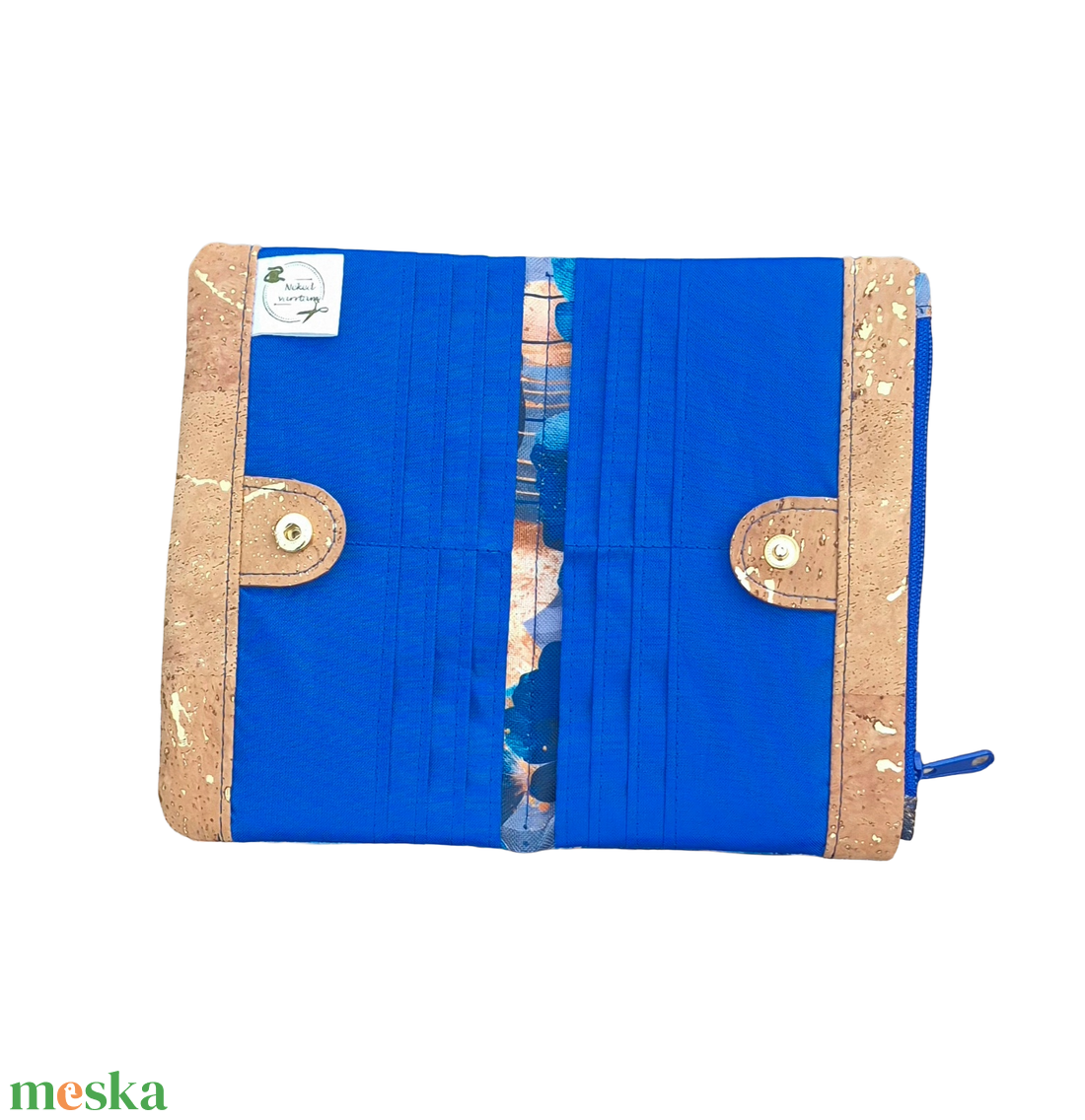 Kék pipacsok pénztárca - táska & tok - pénztárca & más tok - pénztárca - női pénztárca - Meska.hu