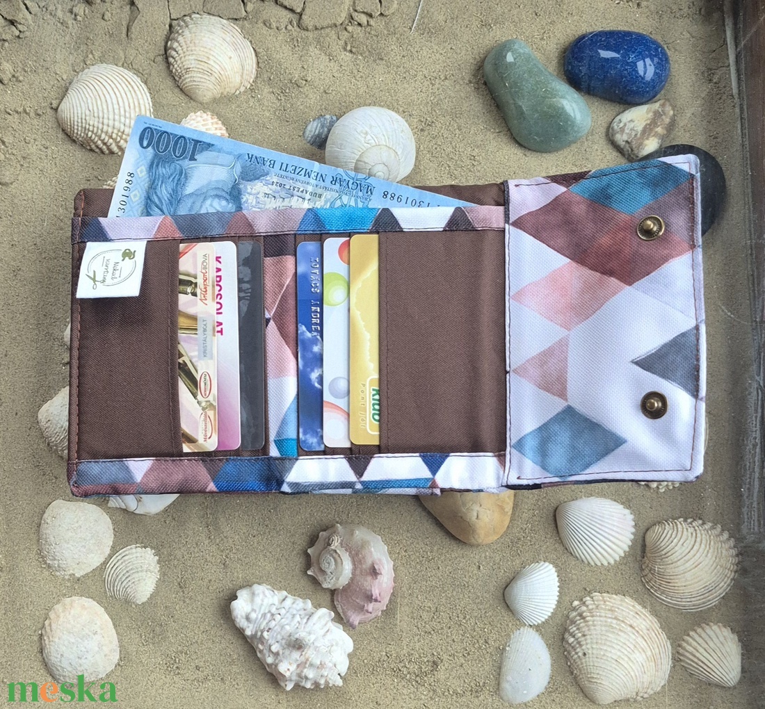 Kisméretű férfi pénztárca gyöngyvászonból - táska & tok - pénztárca & más tok - pénztárca - férfi pénztárca - Meska.hu