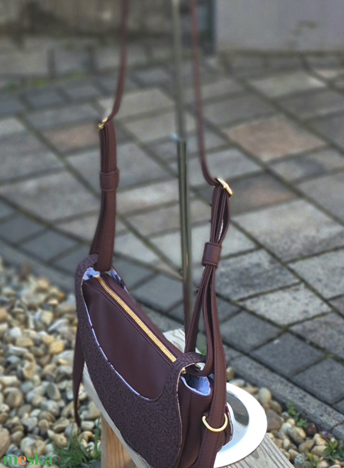 Croissant válltáska - táska & tok - kézitáska & válltáska - válltáska - Meska.hu