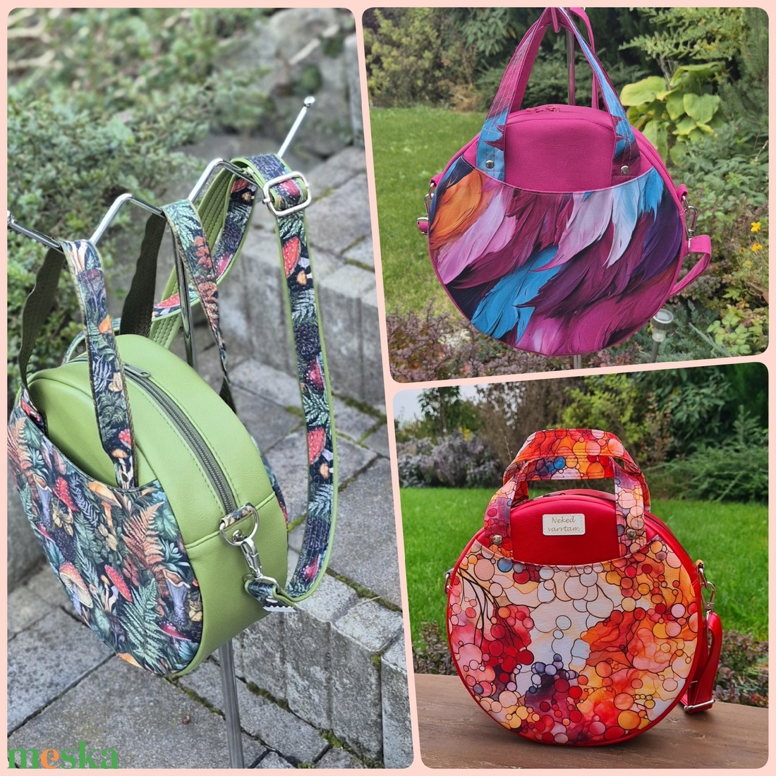 Körtáska - táska & tok - kézitáska & válltáska - válltáska - Meska.hu