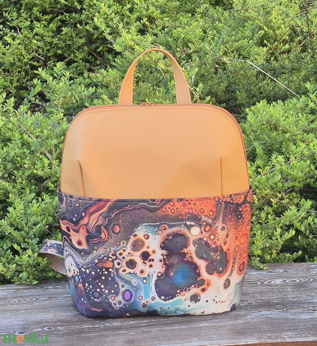 Inky őzbarna női hátizsák - táska & tok - hátizsák - hátizsák - Meska.hu