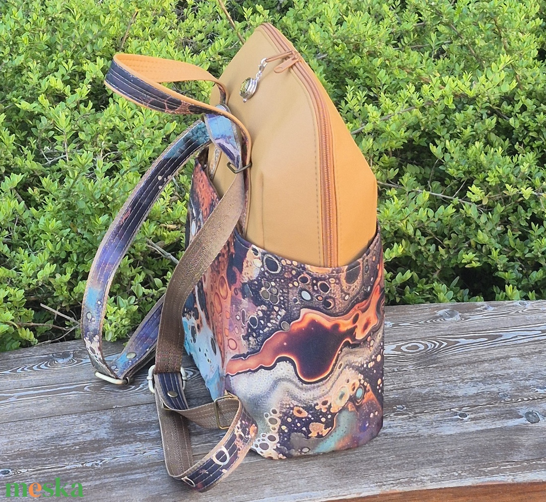 Inky őzbarna női hátizsák - táska & tok - hátizsák - hátizsák - Meska.hu