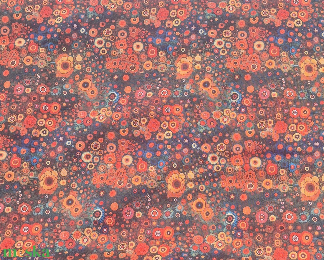 Klimt terrakotta  - vízhatlan gyöngyvászon - kellékek & szerszámok - méteráru - vászon - gyöngyvászon - Meska.hu