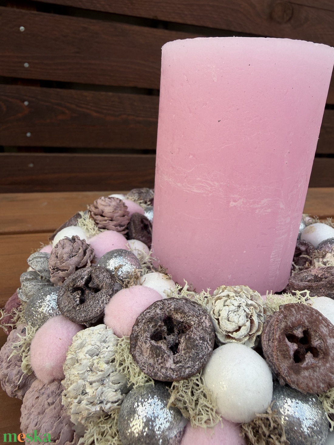 Karácsonyi asztaldísz - karácsony - adventi díszek - adventi asztaldísz - Meska.hu