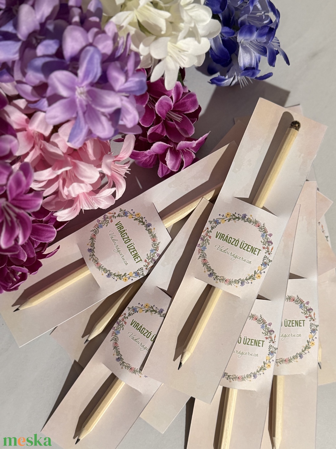 Vadvirágmagos ültethető ceruza - otthon & életmód - papír, írószer - ceruza & toll - Meska.hu