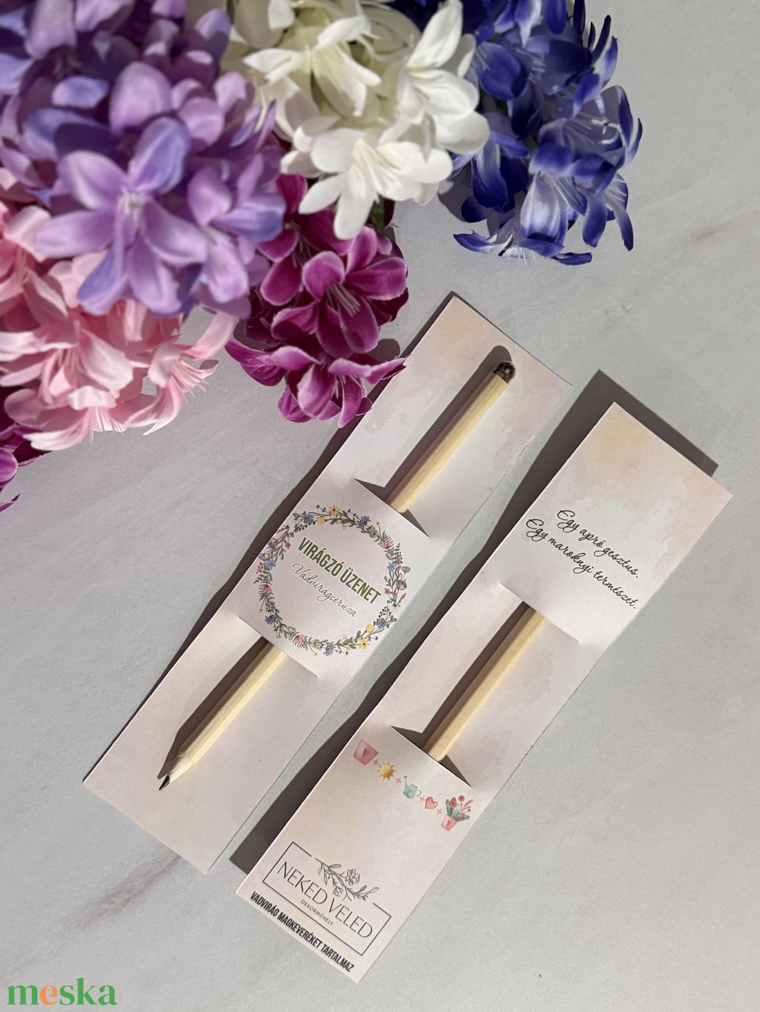 Vadvirágmagos ültethető ceruza - otthon & életmód - papír, írószer - ceruza & toll - Meska.hu